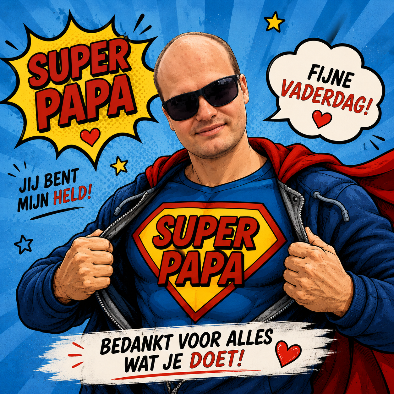Tegel vaderdag