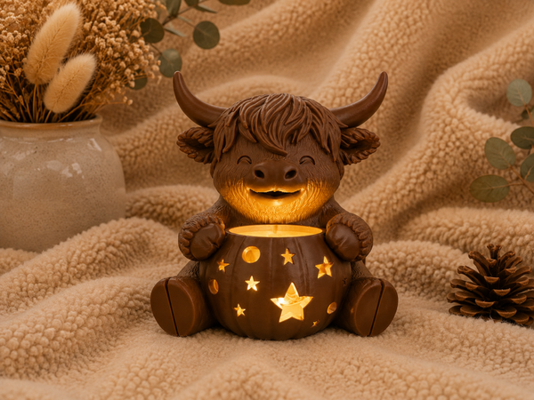 🎃 Pumpkin Cuties – French Bulldog LED Theelichthouder 🐶✨