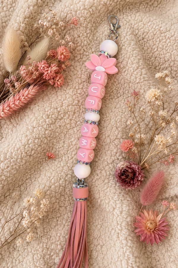 Gepersonaliseerde sleutelhanger halve Daisy