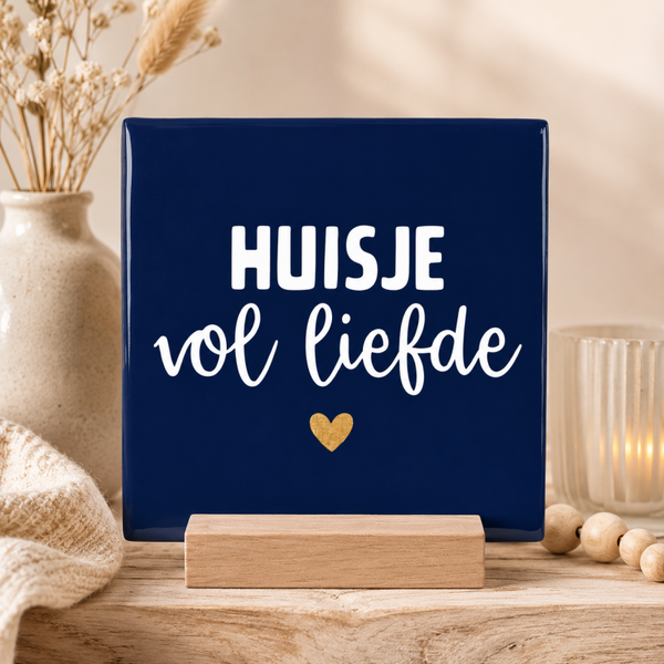 Tegel huisje vol liefde