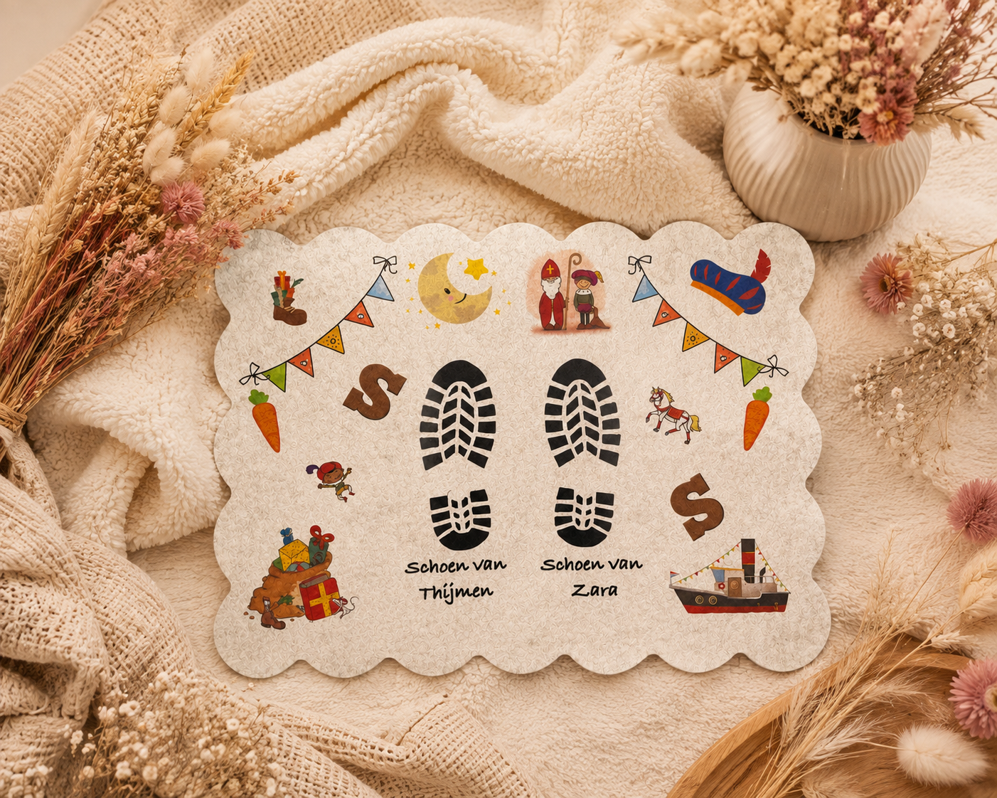 Gepersonaliseerde schoenzetmat 👞 🎁