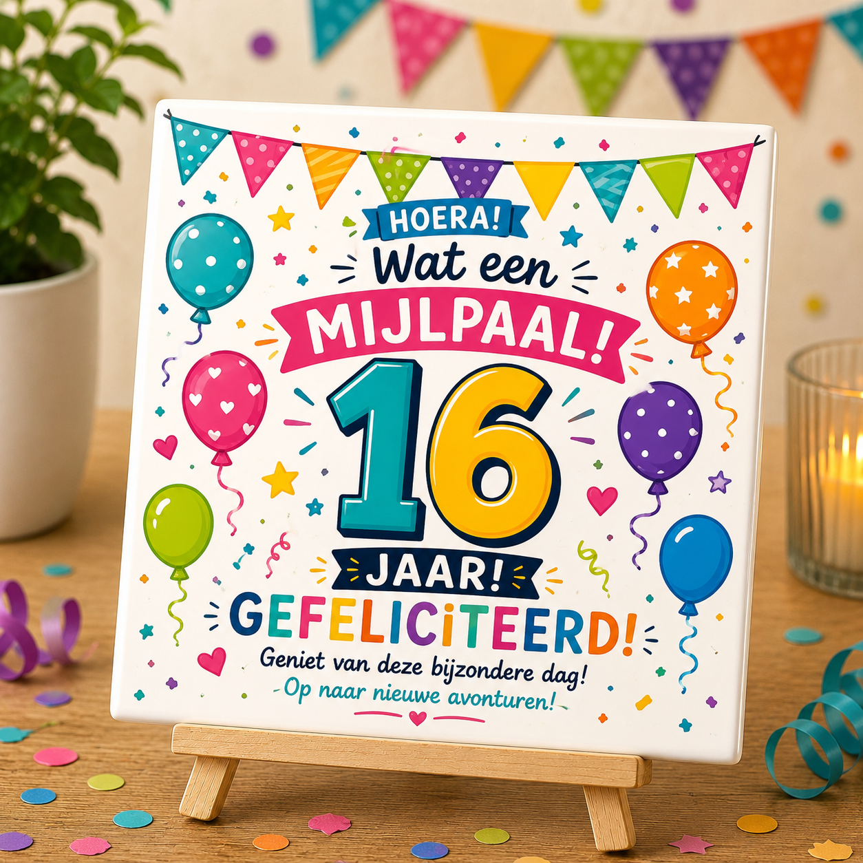Tegel 16 jaar