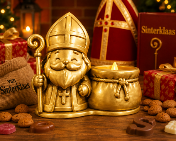 Sinterklaas LED-theelichthouder