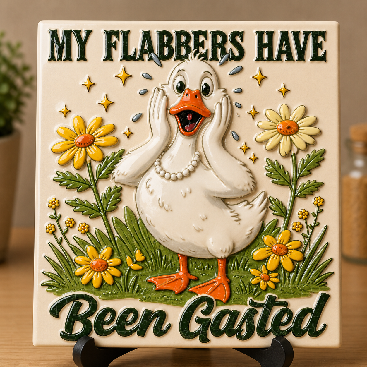 Tegel my flabbers have been gasted