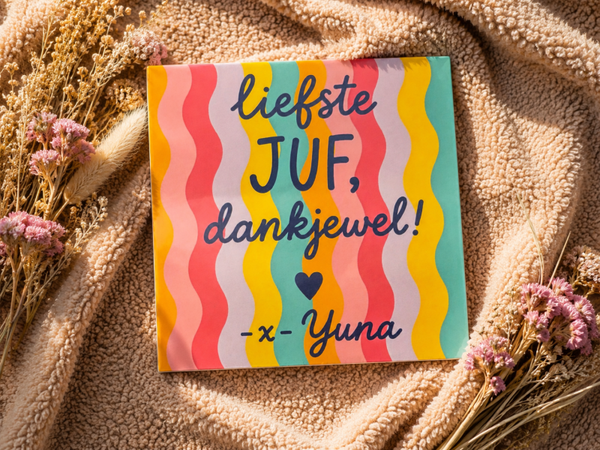 Tegel liefste juf - x - (naam)