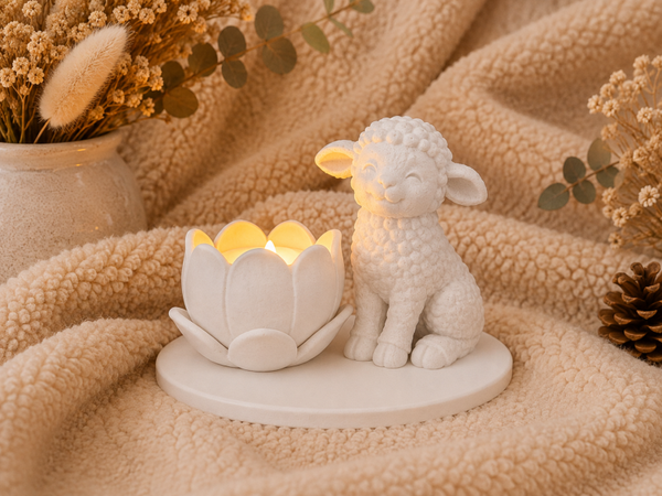 🐑🌸 Little Friends, Big Warmth – Schaapje 🌸🐑