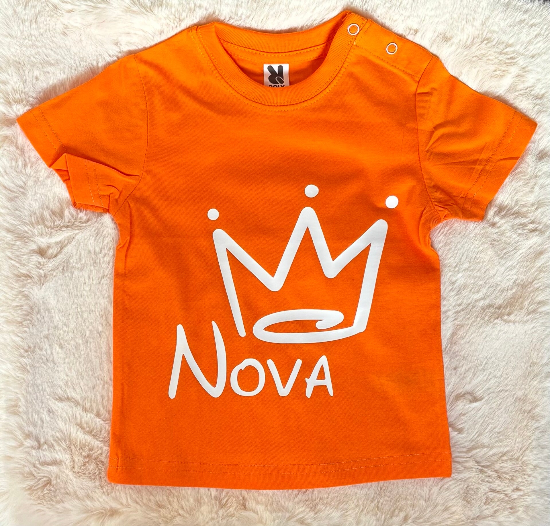 Gepersonaliseerd koningsdag shirt