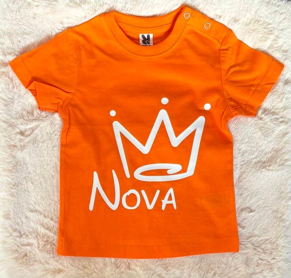 Gepersonaliseerd koningsdag shirt