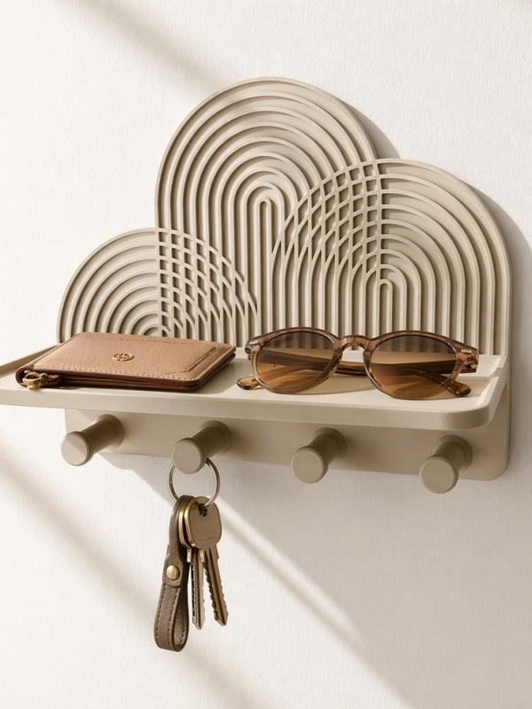 Wandplank met Kapstokhaken – Modern Boho Design