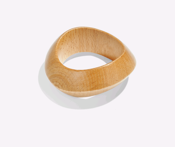 Houten statement armband