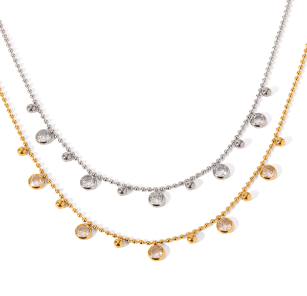 Luxe zirkonia ketting