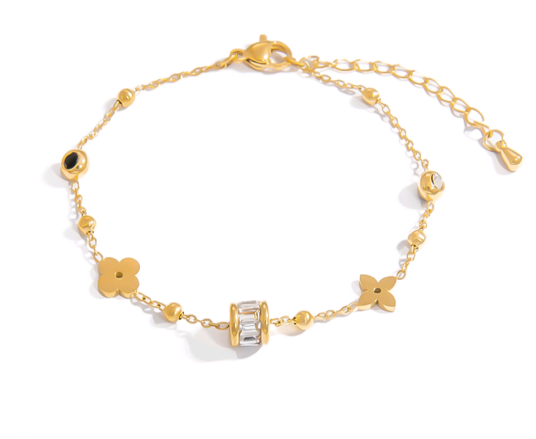 Armband gouden bedels