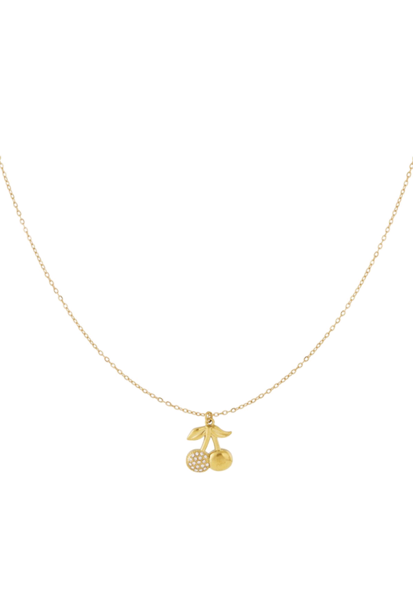 Cherry ketting - Goud