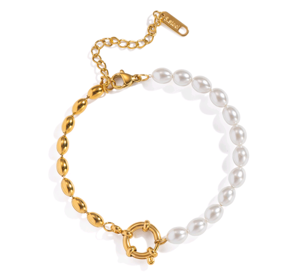 Schakelarmband pearl