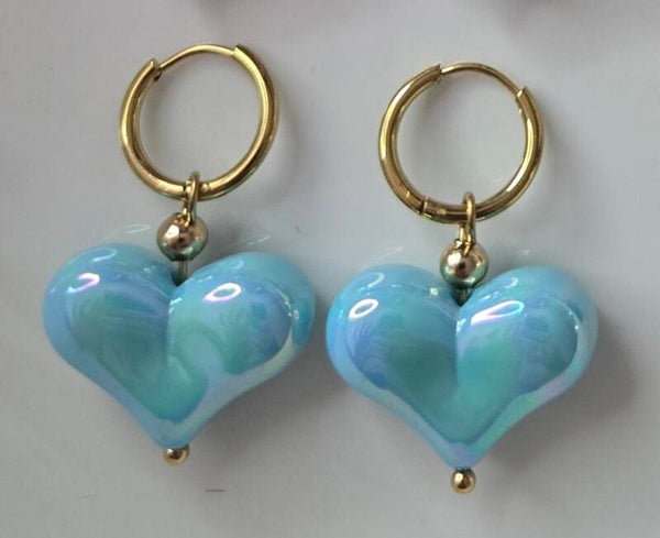Hartjes hanger - Blauw