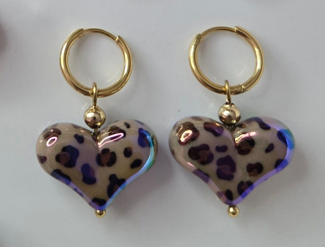 Hartjes hanger - Bruin panter