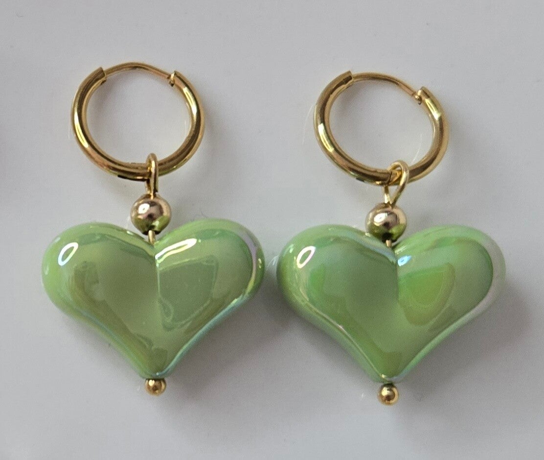 Hartjes hanger - Groen
