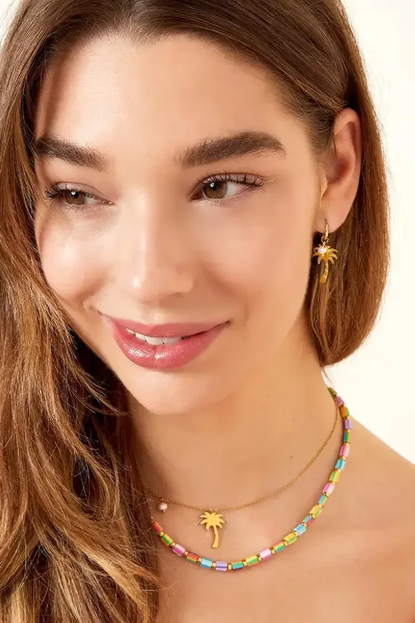 Ketting palmboom - goud