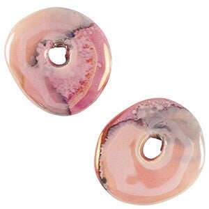 Keramiek discs - Rose/black