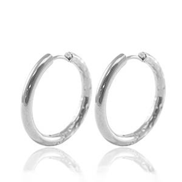 Creolen reversible 23mm - Zilver