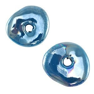 Keramiek discs - Cerulean blue
