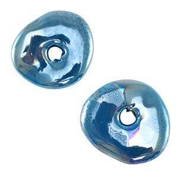 Keramiek discs - Cerulean blue