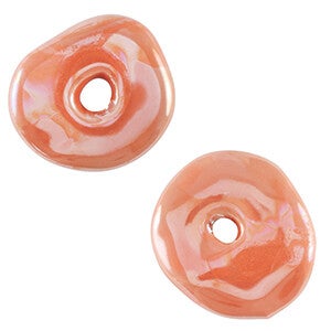 Keramiek discs - Blush Orange