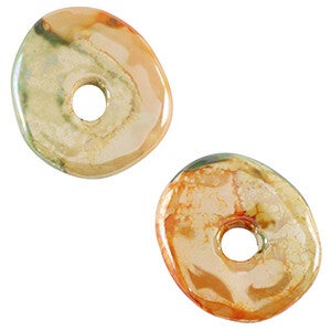 Keramiek discs - Green orange
