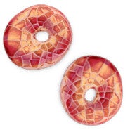Keramiek discs - Magenta pink