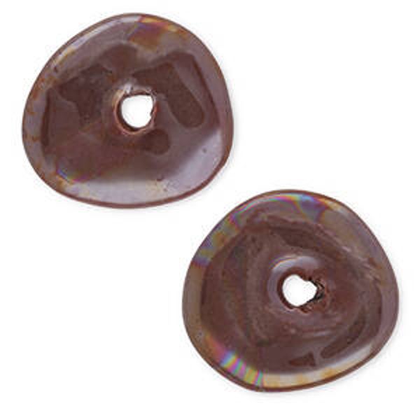 Keramiek discs - Victorian purple