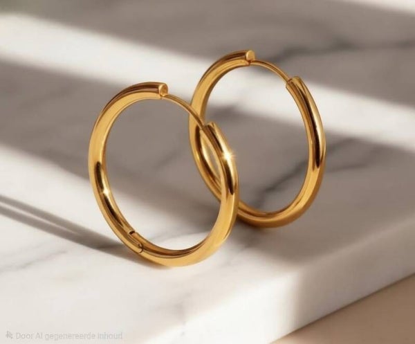 Creolen 23mm- goud