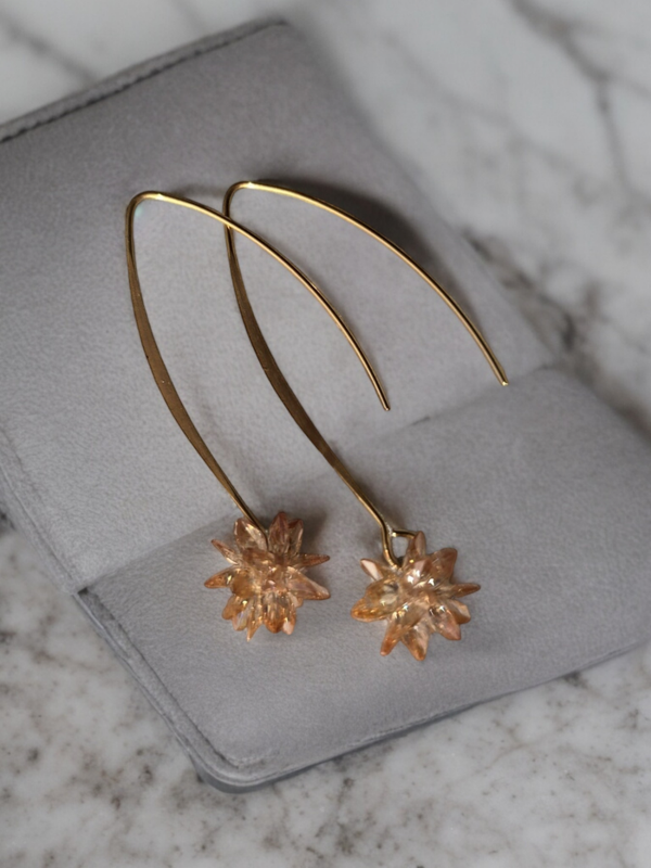 Zirkonia hanger Beige