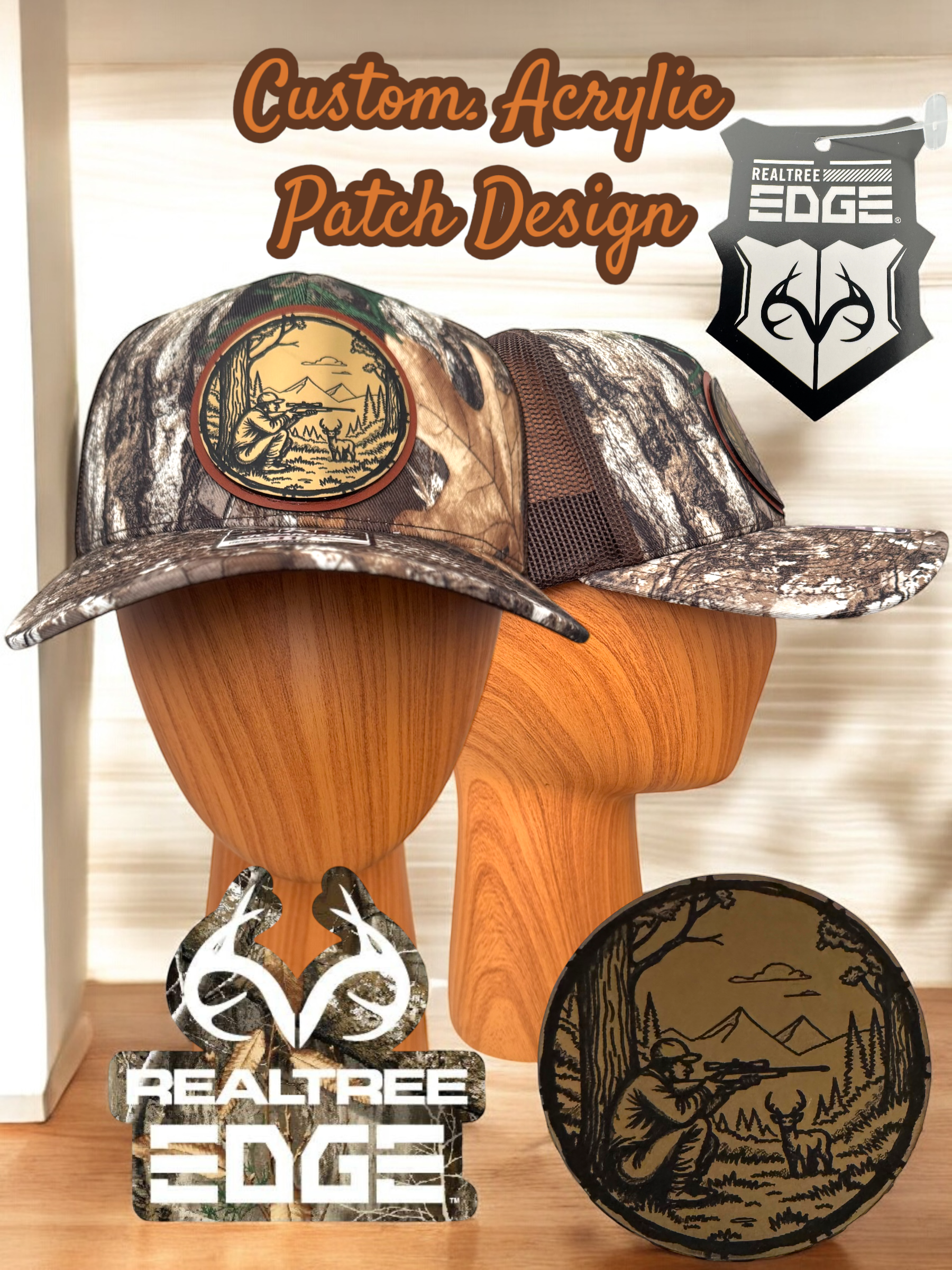 RealTree Hunter Acrylic Patch Design
