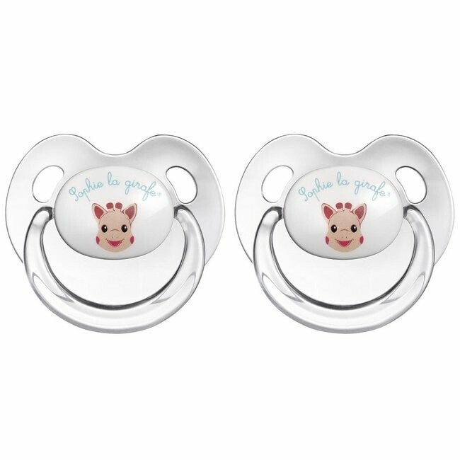 Sophie de giraf - Set van 2 siliconen spenen  0-6 maanden