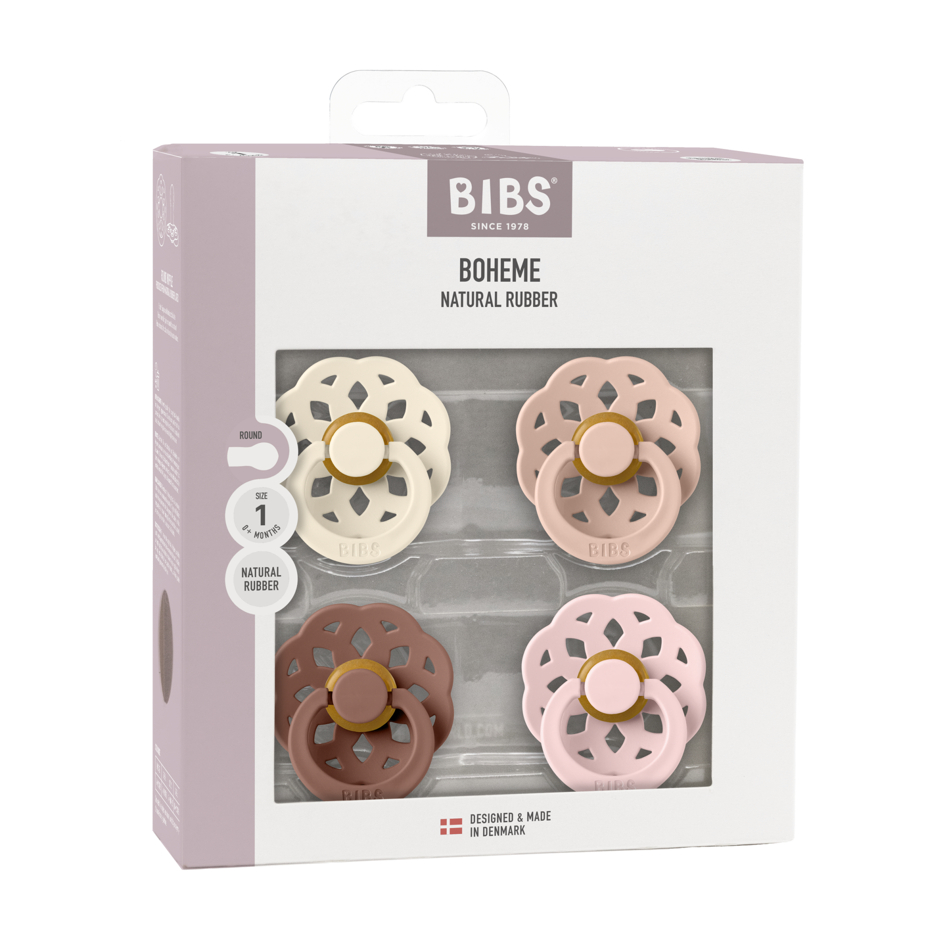 Bibs Bohème 0-6 maanden (4 pack)