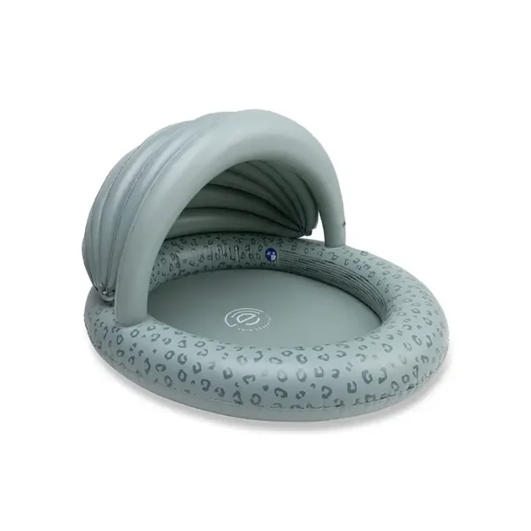 The Essentials - Baby zwembad Luipaard groen met zonnekap 100 cm