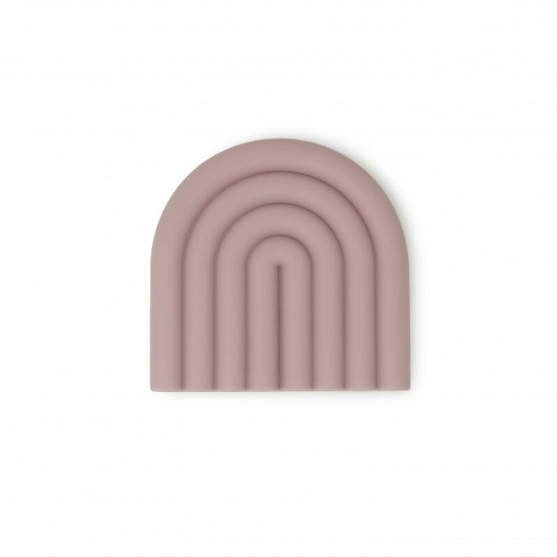 Mushie - teether Rainbow Mauve