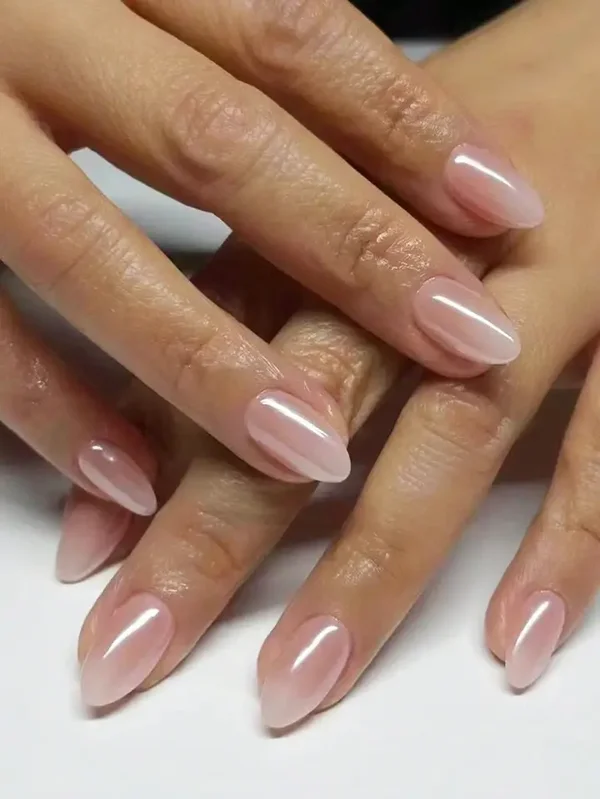 Soft gel press on nails - Baby french