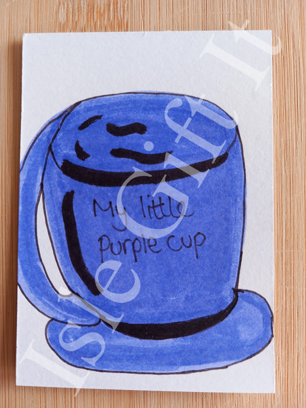 ACEO Purple Cup