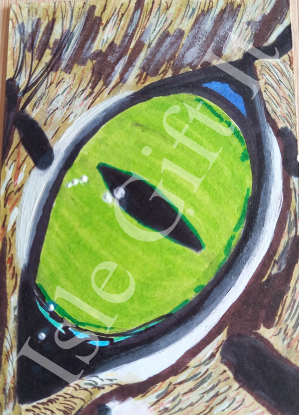 ACEO "Eye See You!" - Mixed Media