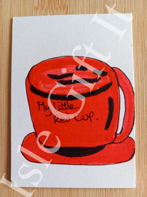 ACEO Red Cup