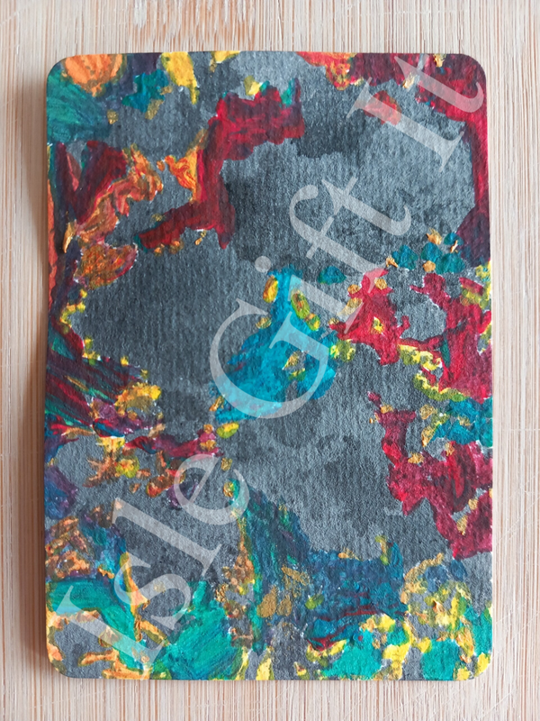 ACEO - Acrylic Paint, Markers & Ink
