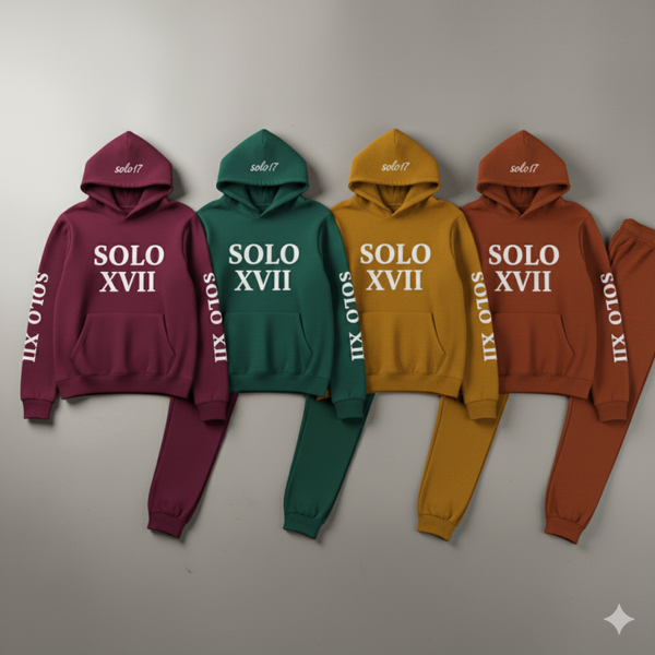 SOLO XVII Tracksuit Collection – Bold Style in Every Shade