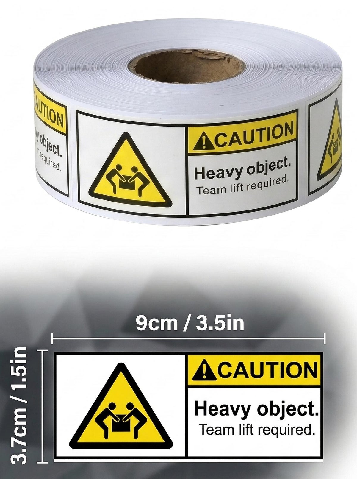 Heavy Safety Label SWB Heavy Duty Overweight Warning Labels – 500 Bulk Pack | SWB Services ...