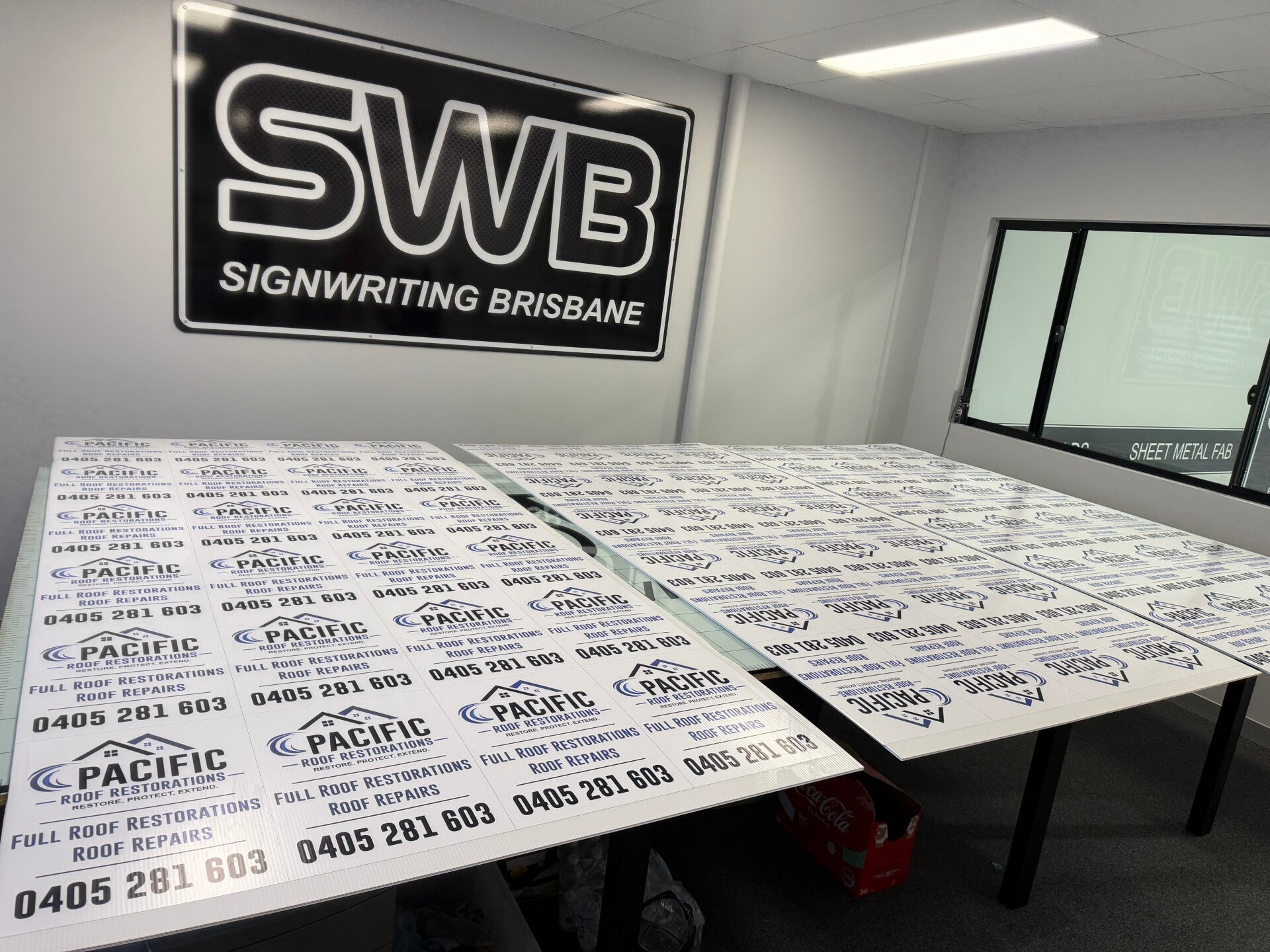 Corflute Printed Signs