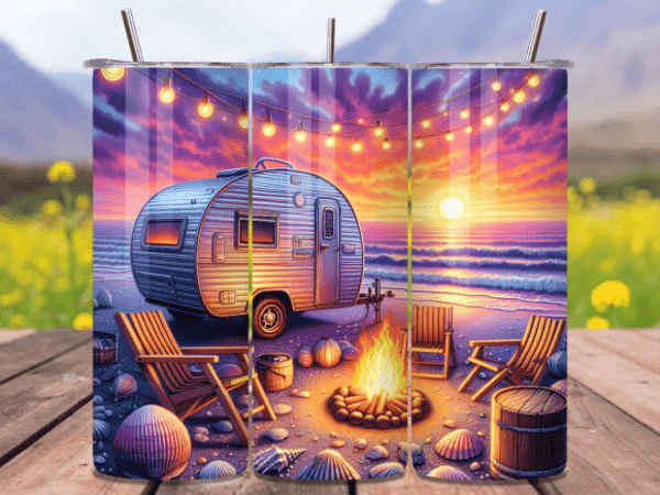 Camping- 20 Oz Tumbler
