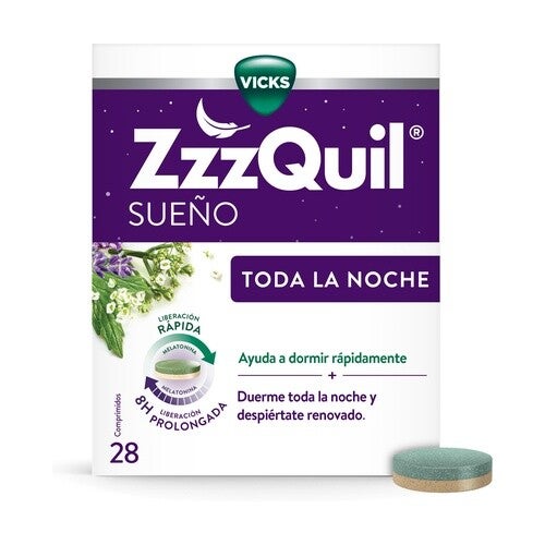 ZzzQuil Sueño Toda La Noche 28 comprimidos