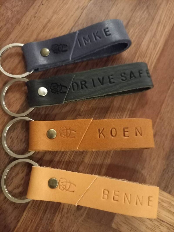 Gepersonaliseerde sleutelhanger