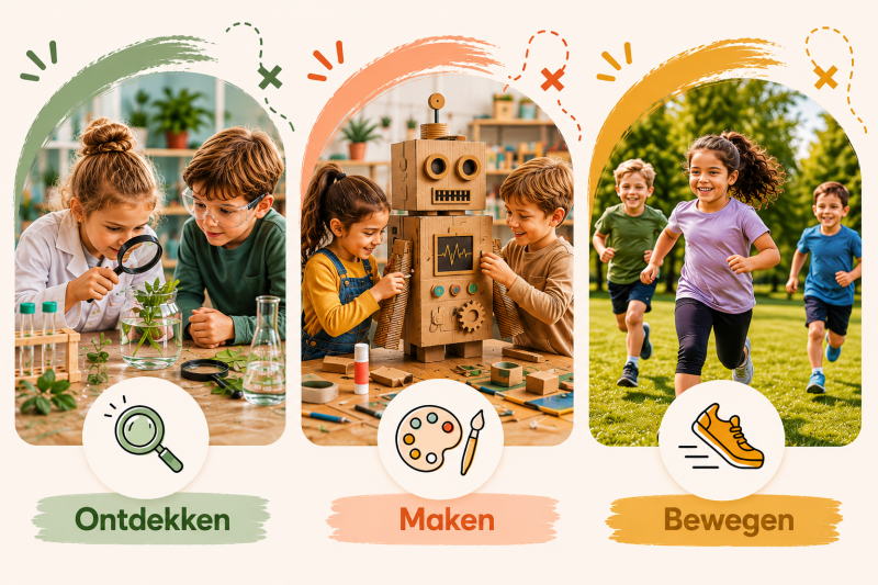 Kant-en-klare BSO activiteiten voor ontdekken, maken en bewegen