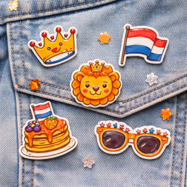 Koninklijke pins maken BSO – creatief knutselen met krimpie dinky